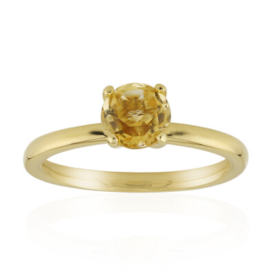 Anello in argento con Citrino