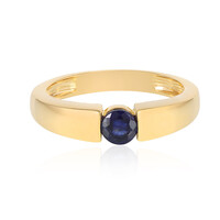 Anello in argento con Zaffiro Blu del Madagascar