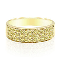 Anello in oro con Diamante Giallo Canarino SI