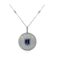 Collana in oro con Calcedonio Turco  (CIRARI)