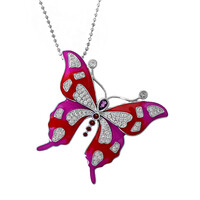 Collana in argento con Rodolite (Dallas Prince Designs)