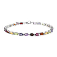 Bracciale in argento con Granato