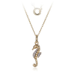 Collana in argento con Diamante I3 (I)