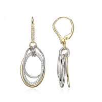 Orecchini in argento con Zircone (Adela Silber)