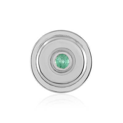 Ciondolo in argento con Smeraldo Russo (MONOSONO COLLECTION)