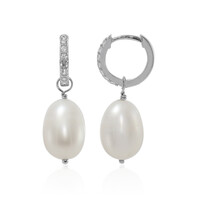 Orecchini in argento con Perla di Acqua Dolce