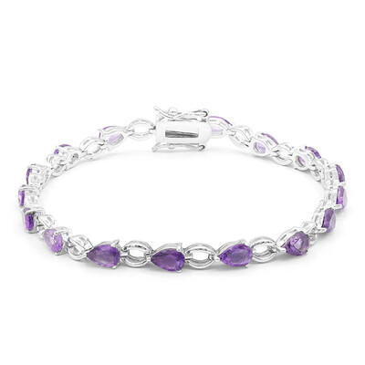 Bracciale in argento con Ametista Zambiana