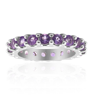 Anello in argento con Ametista