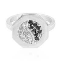 Anello in argento con Topazio Bianco