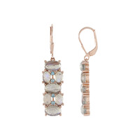 Orecchini in argento con Labradorite Blu Maniry (KM by Juwelo)