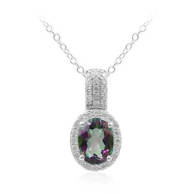 Collana in argento con Quarzo Mistico