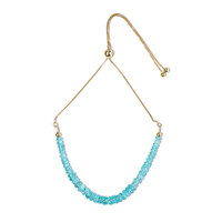 Bracciale in argento con Apatite