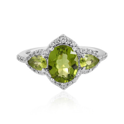 Anello in argento con Peridoto Arizona