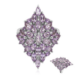 Anello in argento con Ametista