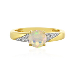 Anello in argento con Opale di Welo