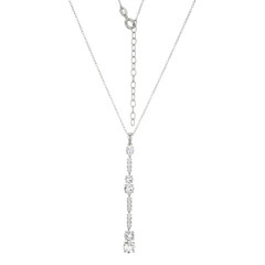 Collana in argento con Topazio Bianco (Adela Silber)
