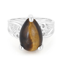 Anello in argento con Occhio di Tigre