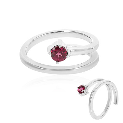 Anello in argento con Rodolite