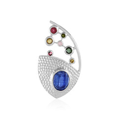 Ciondolo in argento con Cianite del Nepal