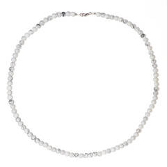Collana in argento con Howlite