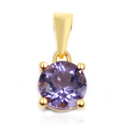 Ciondolo in argento con Quarzo Mirtillo
