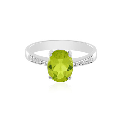 Anello in argento con Peridoto Arizona