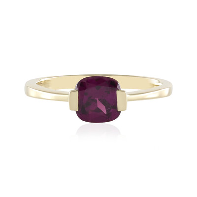 Anello in oro con Granato Magenta