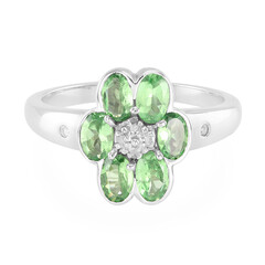 Anello in oro con Tsavorite