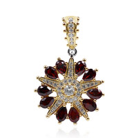 Ciondolo in argento con Granato Mozambico (Dallas Prince Designs)