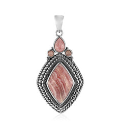 Ciondolo in argento con Rodocrosite (Art of Nature)