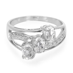 Anello in argento con Kunzite Bianca
