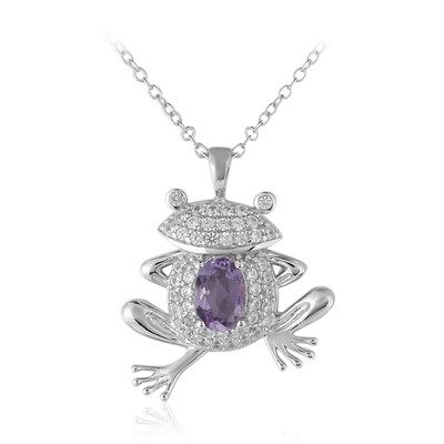 Collana in argento con Ametista Boliviana