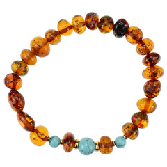 Bracciale in argento con Ambra Baltica