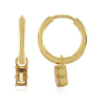 Orecchini in argento con Zircone Giallo