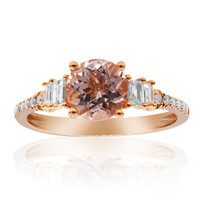 Anello in oro con Morganite AAA (CIRARI)
