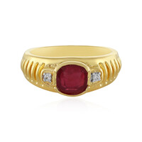 Anello in argento con Rubino del Madagascar