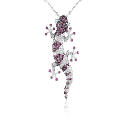 Collana in argento con Topazio Blu Svizzero (Dallas Prince Designs)