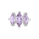 Anello in argento con Ametista Rose de France