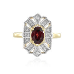 Anello in argento con Rodolite