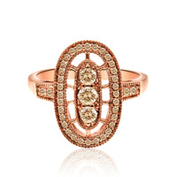 Anello in oro con Diamante Rose de France SI1 di Argyle