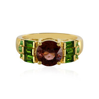 Anello in argento con Zircone Mogano (Adela Silber)