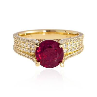 Anello in oro con Rubino del Madagascar (de Melo)
