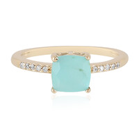 Anello in oro con Opale Paraiba (AMAYANI)