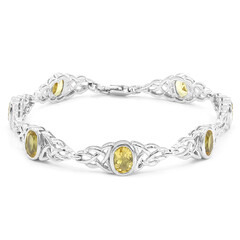 Bracciale in argento con Eliodoro