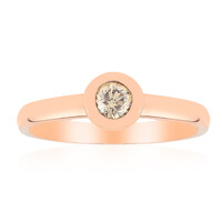 Anello in oro con Diamante Rose de France SI1 di Argyle