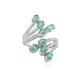 Anello in argento con Smeraldo Etiope