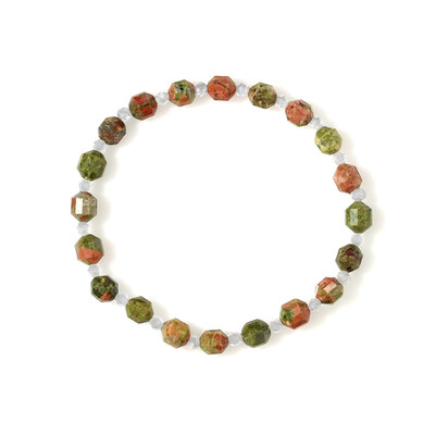 Bracciale con Unakite