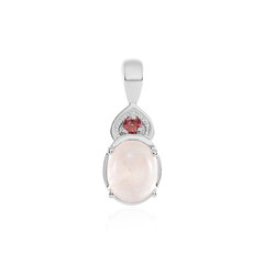 Ciondolo in argento con Quarzo Rosa