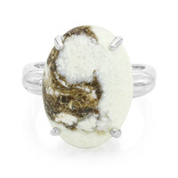 Anello in argento con Magnesite