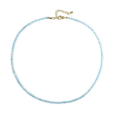 Collana in argento con Topazio Blu Cielo